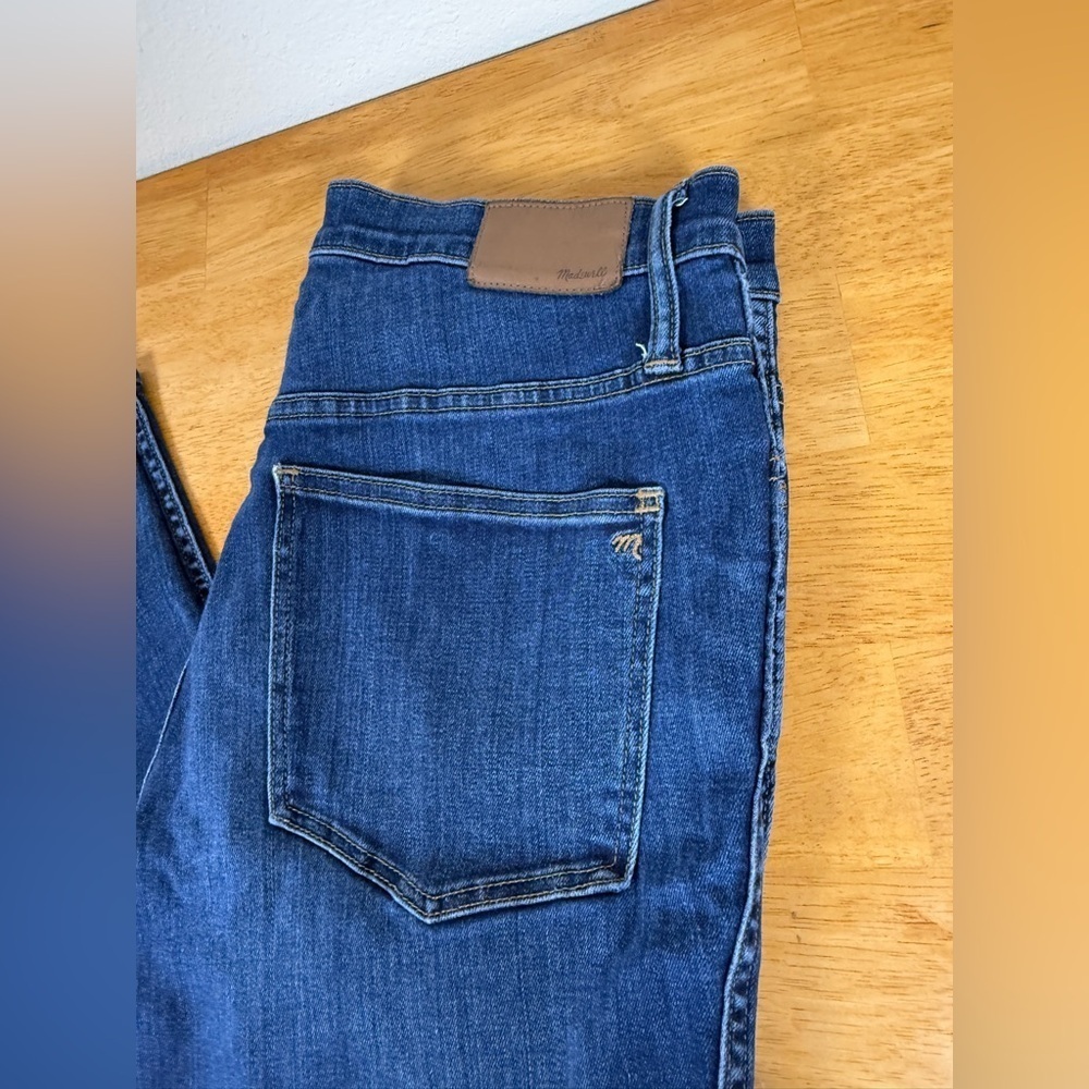 Madewell Women's 10” High Rise Skinny Jeans Size 31 Medium Wash Pockets - Picture 2 of 11